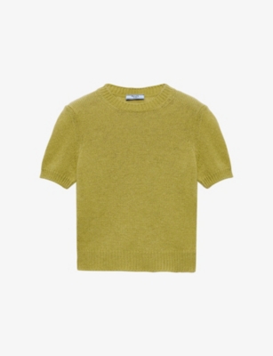 PRADA: Short-Sleeve Knitted Cashmere Jumper
