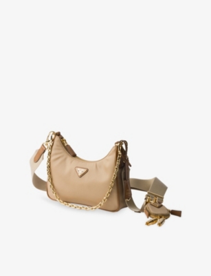 Prada Womens Powder Re-edition 2005 Leather Cross-body Bag