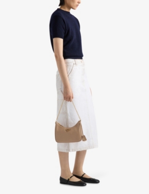 Prada Womens Powder Re-edition 2005 Leather Cross-body Bag