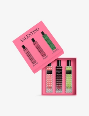 Valentino Beauty Womens Born In Roma Spring Eau De Parfum Set 3 X 15ml