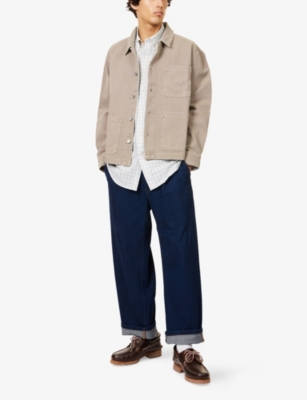 POLO RALPH LAUREN: Check-Print Button-Down Stretch-Cotton Shirt