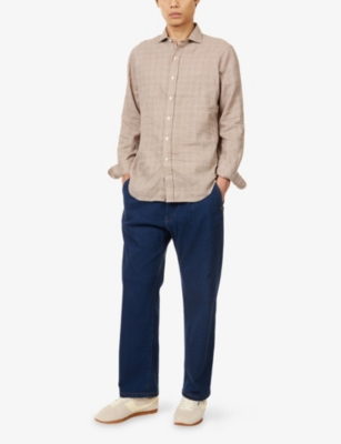 POLO RALPH LAUREN: Check Classic-Fit Linen Shirt