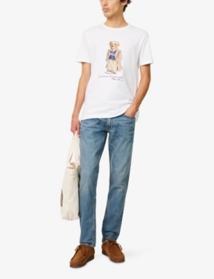 POLO RALPH LAUREN: Polo Bear Graphic-Print Cotton-Jersey T-Shirt