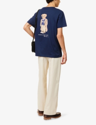 POLO RALPH LAUREN: Polo Bear Graphic-Print Cotton-Jersey T-Shirt
