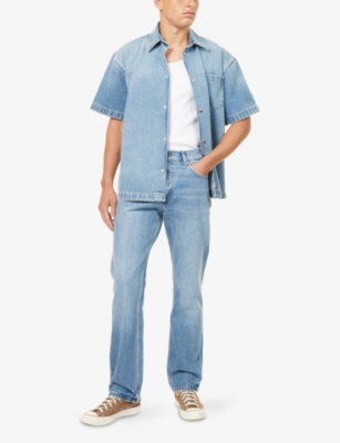 7 FOR ALL MANKIND ENS 7 FOR ALL MANKIND MODERN STRAIGHT-LEG DENIM JEANS 