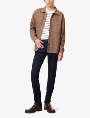 7 FOR ALL MANKIND ENS 7 FOR ALL MANKIND SLIMMY TAPERED LOW-RISE STRETCH-DENIM JEANS 