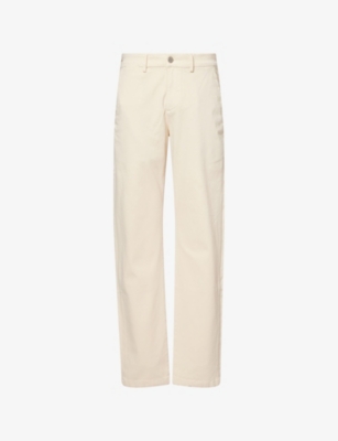 7 FOR ALL MANKIND: Slimmy Lux Performance Tapered-Leg Stretch-Cotton Blend Trousers