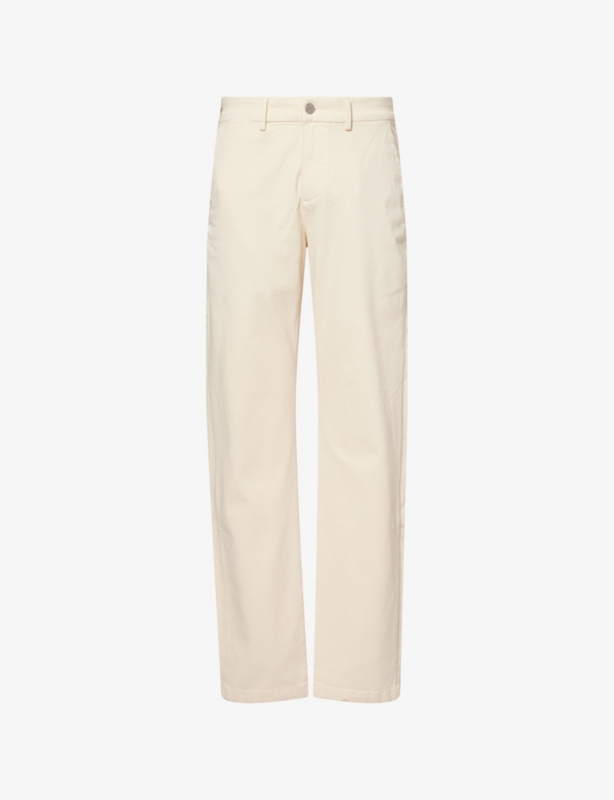 Slimmy Lux Performance Tapered-Leg Stretch-Cotton Blend Trousers