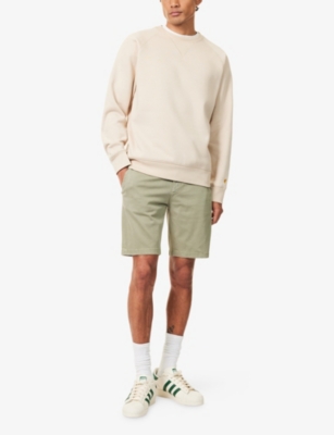 7 FOR ALL MANKIND: Slimmy Lux Performance Brand-Patch Stretch-Cotton Blend Shorts