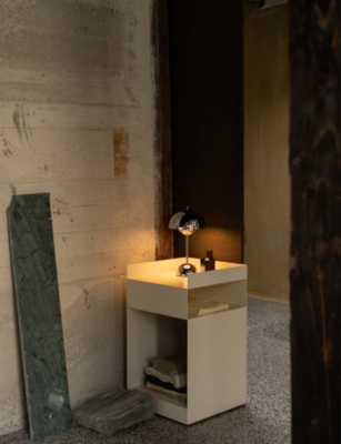 &tradition Rotate Sc73 Space Copenhagen 2022 Steel Side Table In White