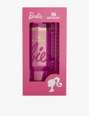 The Barbie x Stanley Quencher H2.0 Flowstate Barbie Icon Stainless-Steel Bottle 1.2L