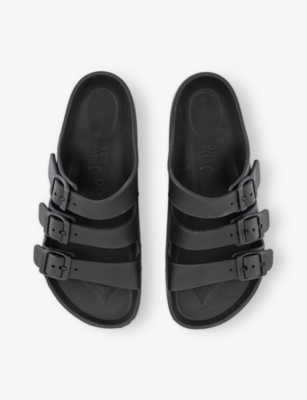 BIRKENSTOCK: Florida III Flex Platform Faux-Leather Sandals