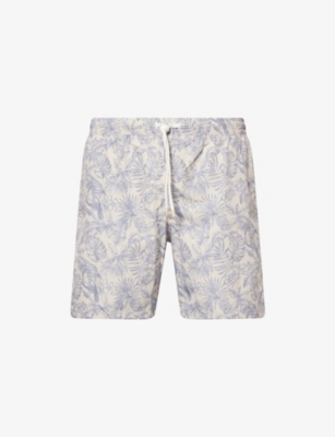 ELEVENTY: Parrot Graphic-Print Swim Shorts