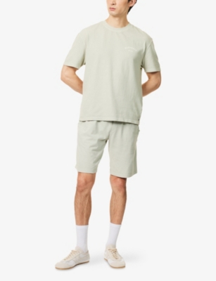 ELEVENTY: Patch-Pocket Relaxed-Fit Cotton Sweat Shorts