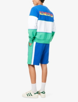 BILLIONAIRE BOYS CLUB: Great Wave Colour-Block Cotton-Jersey Sweatshirt