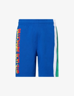 BILLIONAIRE BOYS CLUB: Great Wave Colour-Block Cotton-Jersey Sweat Shorts