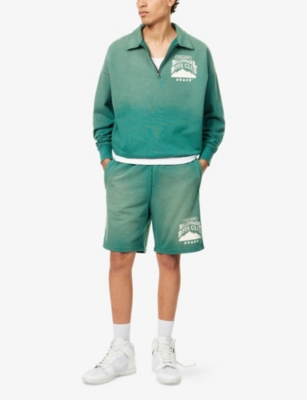 BILLIONAIRE BOYS CLUB: Country Lounge Quarter-Zip Cotton-Jersey Sweatshirt