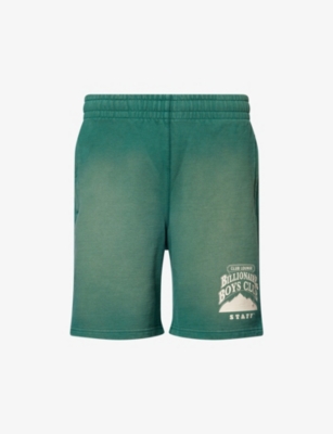 BILLIONAIRE BOYS CLUB: Country Lounge Logo-Print Cotton-Jersey Sweat Shorts