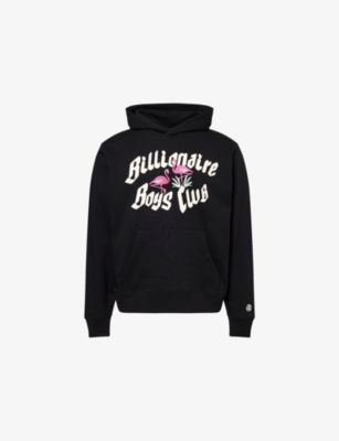 BILLIONAIRE BOYS CLUB: Flamingo Embroidered Cotton Hoody