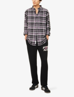 BILLIONAIRE BOYS CLUB: Flamingo Elasticated-Cuffs Cotton-Jersey Jogging Bottoms