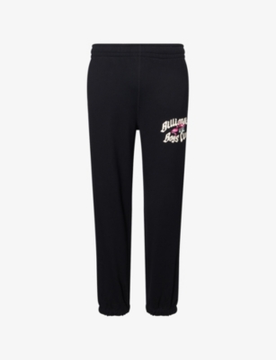 BILLIONAIRE BOYS CLUB: Flamingo Elasticated-Cuffs Cotton-Jersey Jogging Bottoms