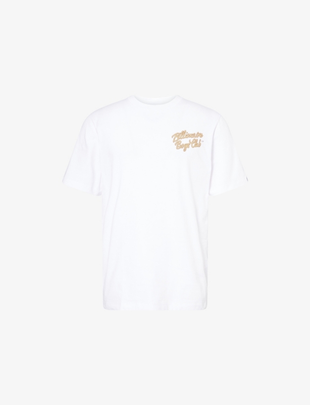 Script Logo Crewneck Cotton-Jersey T-Shirt