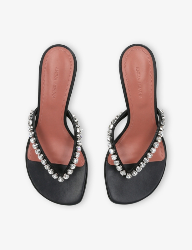 Gigi Thong 45 Leather Heeled Sandals