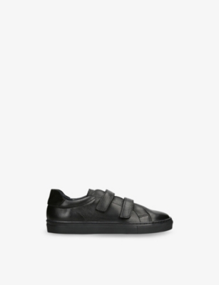 PAPOUELLI: Kids' Atlas Leather Low-Top Trainers