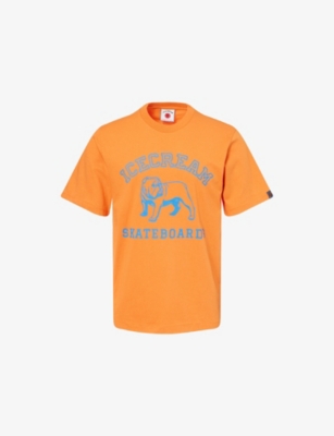 ICECREAM: Bulldog Crewneck Cotton-Jersey T-Shirt