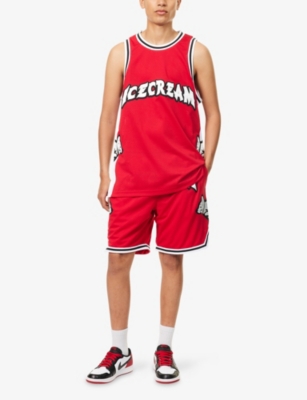 ICECREAM: Logo-Embroidery Basketball Mesh Vest