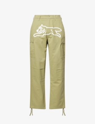 ICECREAM: Running Dog Multi-Pockets Cotton Trousers