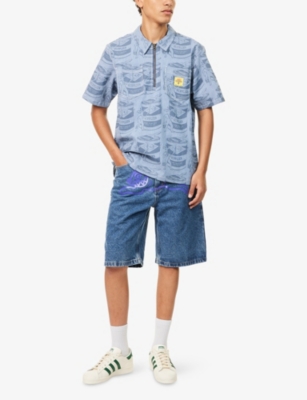 ICECREAM: Running Dog Regular-Fit Denim Shorts