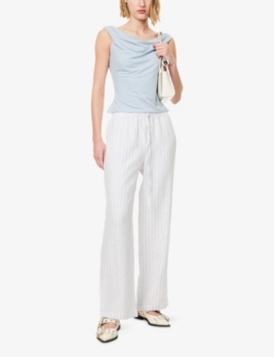 REFORMATION: Cello Knit Jersey Top