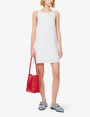 REFORMATION: Jessi Sleeveless Linen Mini Dress
