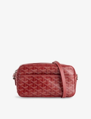 RESELFRIDGES: Pre-Loved Goyard Cap-Vert Coated Canvas Shoulder Bag