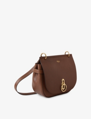 MULBERRY: Amberley Grained-Leather Shoulder Bag