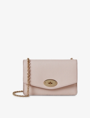 MULBERRY: Darley Small Grained-Leather Clutch Bag