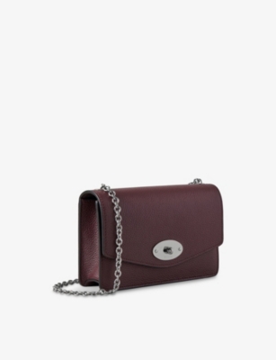 MULBERRY: Darley Small Grained-Leather Clutch Bag