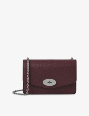 MULBERRY: Darley Small Grained-Leather Clutch Bag