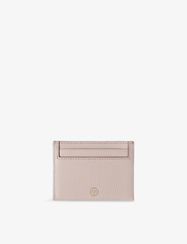 Continental Brand-Debossed Leather Card Holder