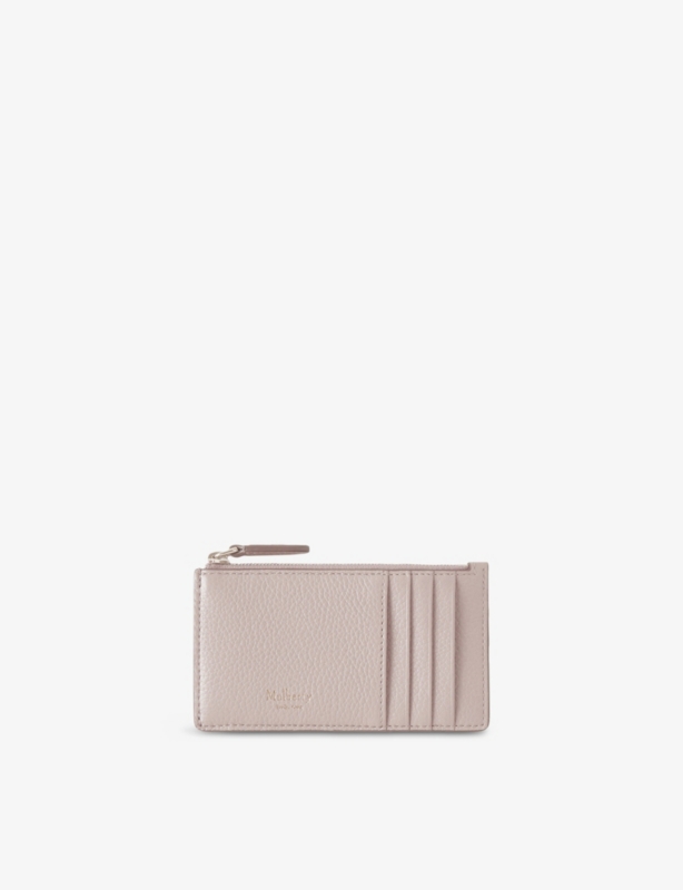 Continental Zipped Long Leather Card Holder