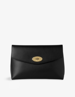 MULBERRY: Darley Large Leather Cosmetics Pouch
