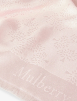 MULBERRY: Mulberry Tree Cotton and Silk-Blend Scarf