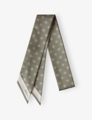 MULBERRY: Mulberry Tree Woven Skinny Scarf