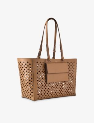 MULBERRY: Perforated Leather Tote Bag