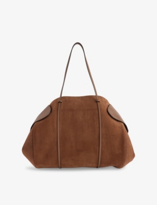 NEOUS: Berenices Suede and Leather Shoulder Bag