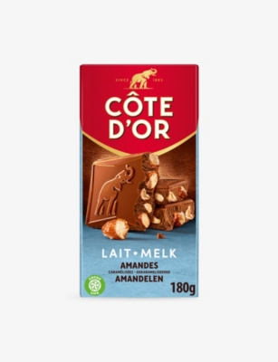 COTE D'OR: Milk Chocolate Salted Caramelised Almonds 180g