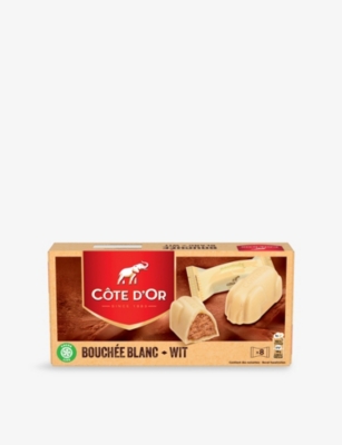 COTE D'OR: Bouchee White Chocolates Pack of Eight 168g