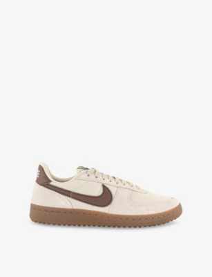NIKE: Field General Suede And Mesh Low-Top Trainers