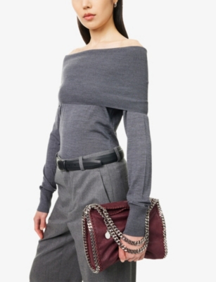 Stella Mccartney Falabella Tiny Eco Shaggy Dear Crossbody Bag